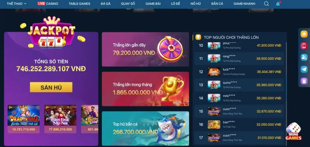 Đa dạng trò chơi tại aa888 casino